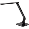 "Ergodesk INLITE LED bureaulamp in zwarte uitvoering met verstelbare arm.